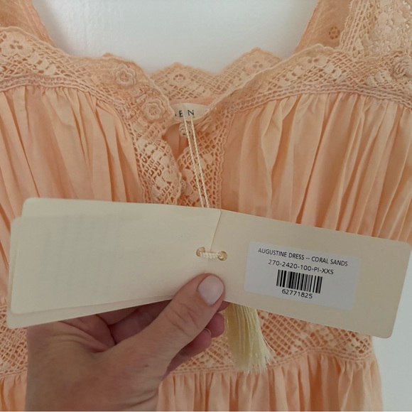 DOEN Augustine Dress in Coral Sands - XXS - NWT - Picture 9 of 14